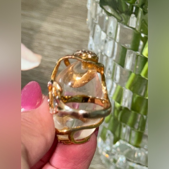 Alexis Bittar Lucite Ring size 8 - Picture 2 of 6